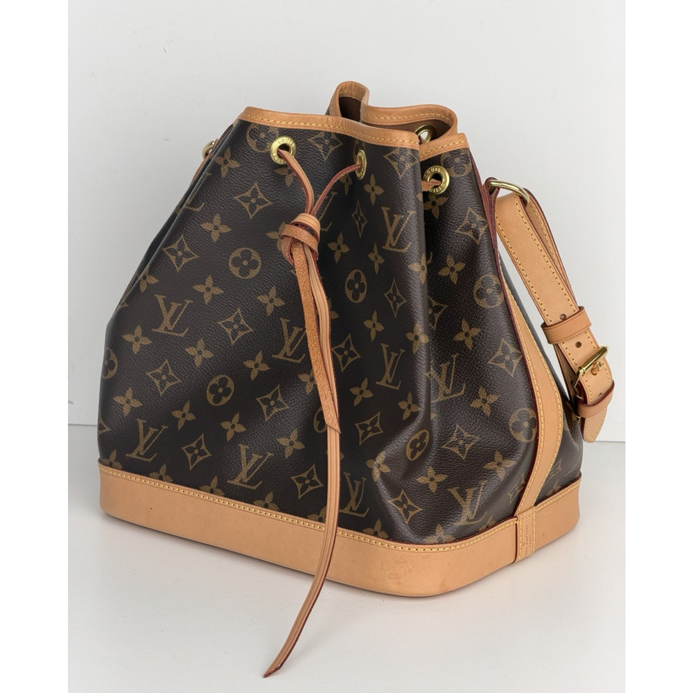 Louis Vuitton Petit Noe Shoulder Bag NM in Brown Monogram Coated Canvas NFC S